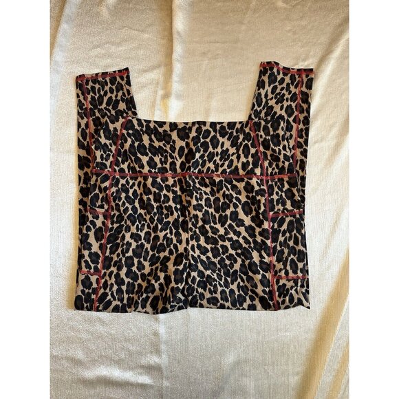 NEW Chico's Zenergy So Slimming Leopard Animal Print Legging Pant Size 2 (12/14) - Picture 11 of 11